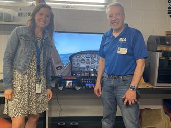 Flight simulator and adults